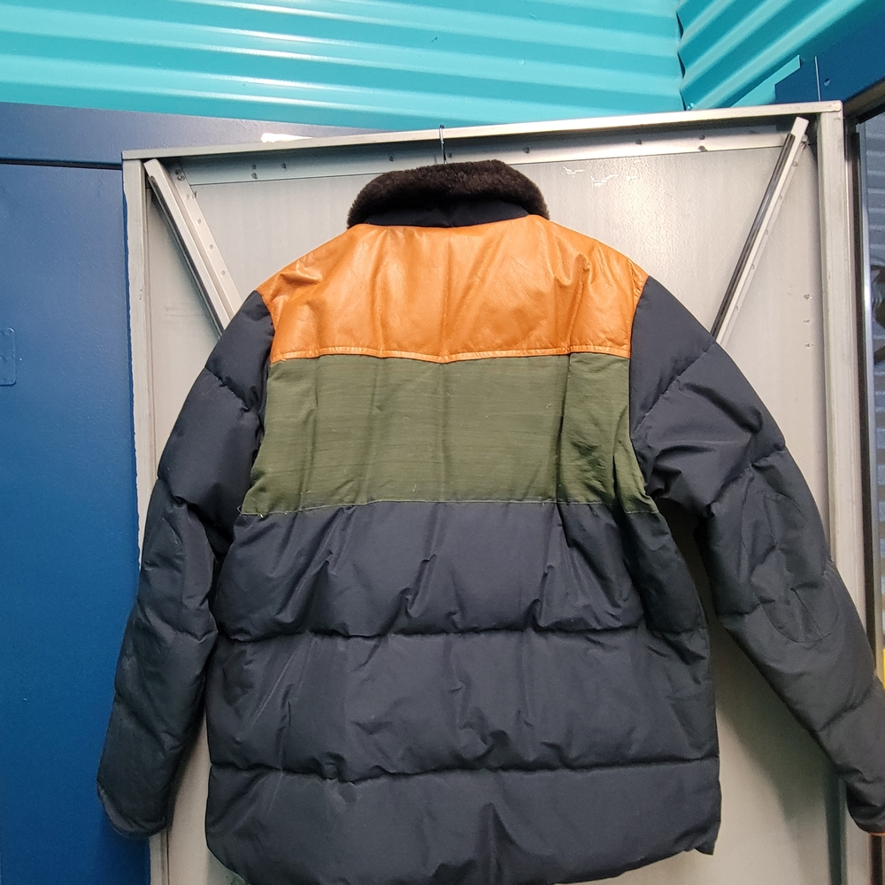 Penfield Tricolor Puffer Jacket - Brown, Green, and Blue - Picture 5 of 13